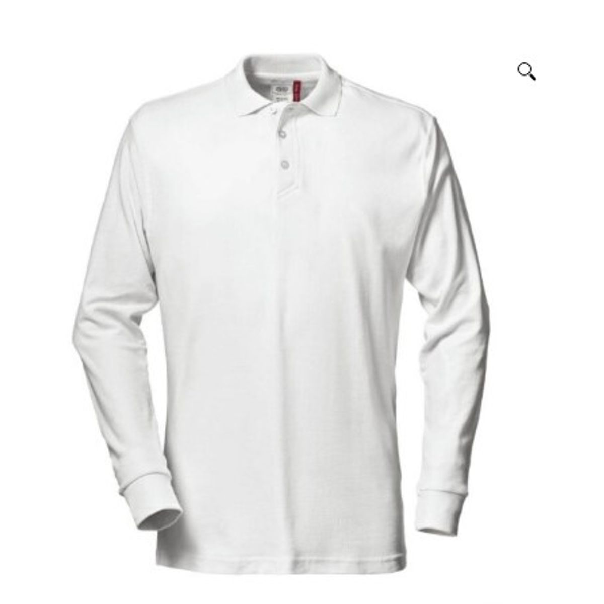 GENERICO - POLO CUELLO CAMISERO MANGA LARGA BLANCO