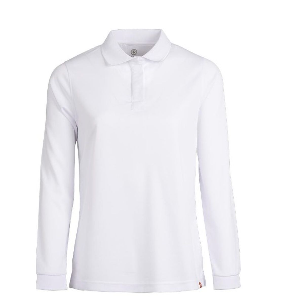 GENERICO - POLO CUELLO CAMISERO MANGA LARGA BLANCO