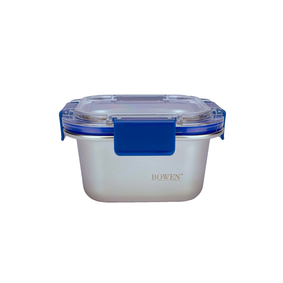 GENERICO - TAPER BOWEN ACERO INOXIDABLE CTAPA TRANSP CUADRADO 650 ML