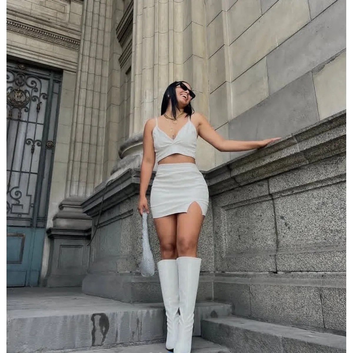 GENERICO - FALDA SHORT CUERINA PARA MUJER