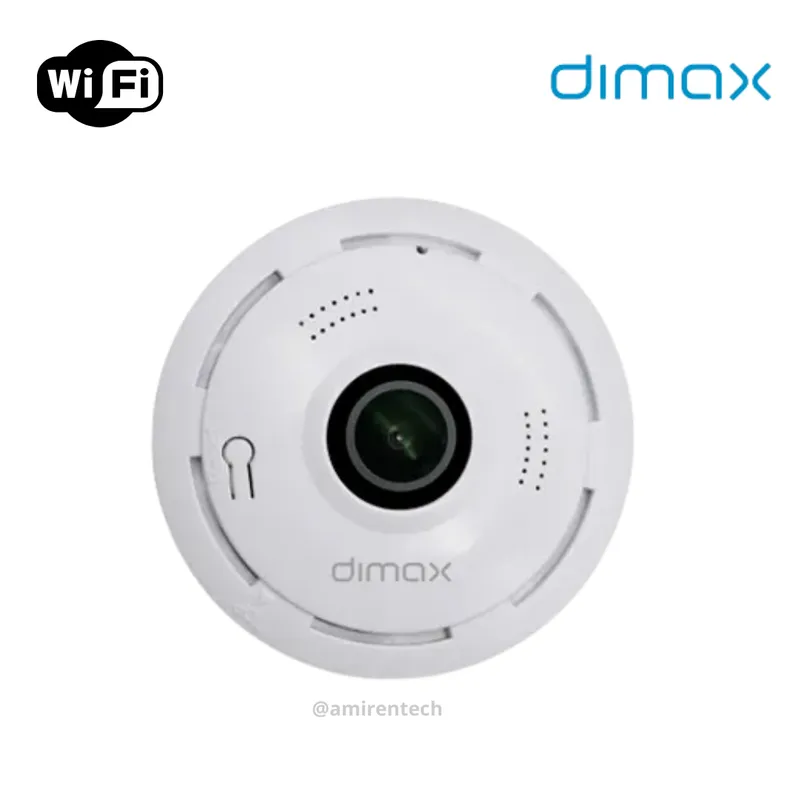 GENERICO - Camara de Seguridad Panoramica - Ojo de pez 3MP Wifi