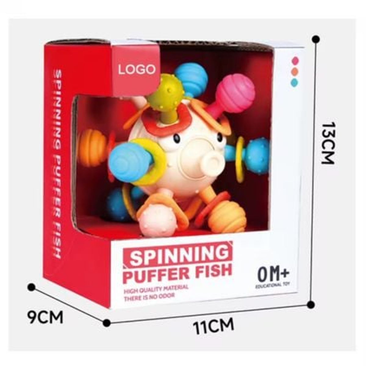 LA TIENDITA DE ALE APRENDE JUGANDO - Sonaja sensorial Molar - Pez Mordedor