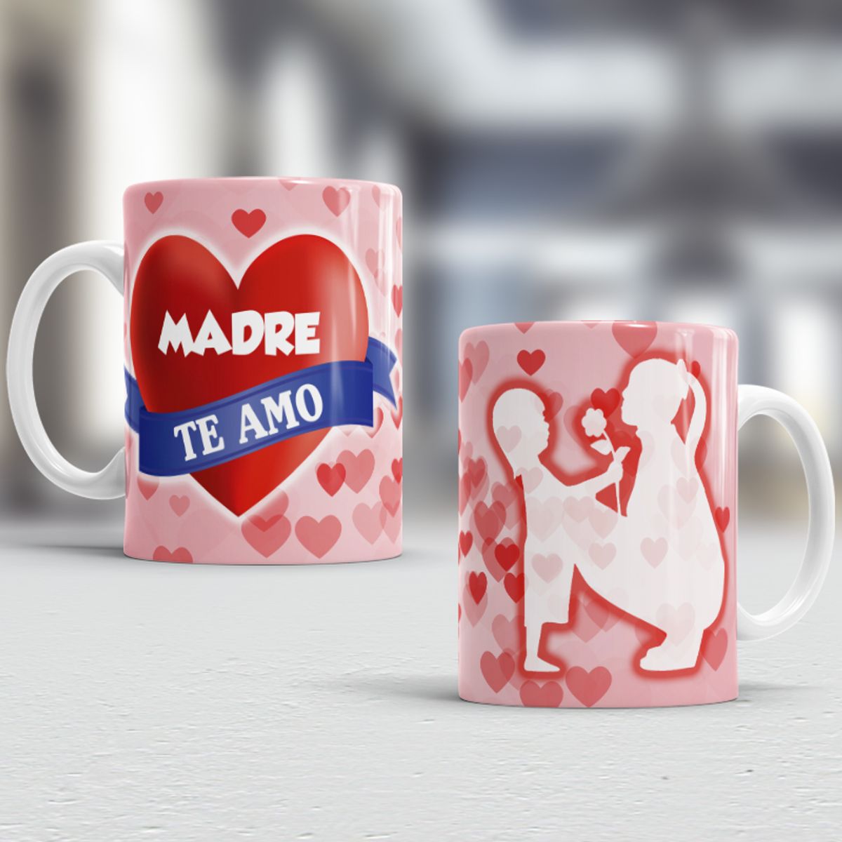 GENERICO - Taza de loza con diseño Día de la Madre 11oz