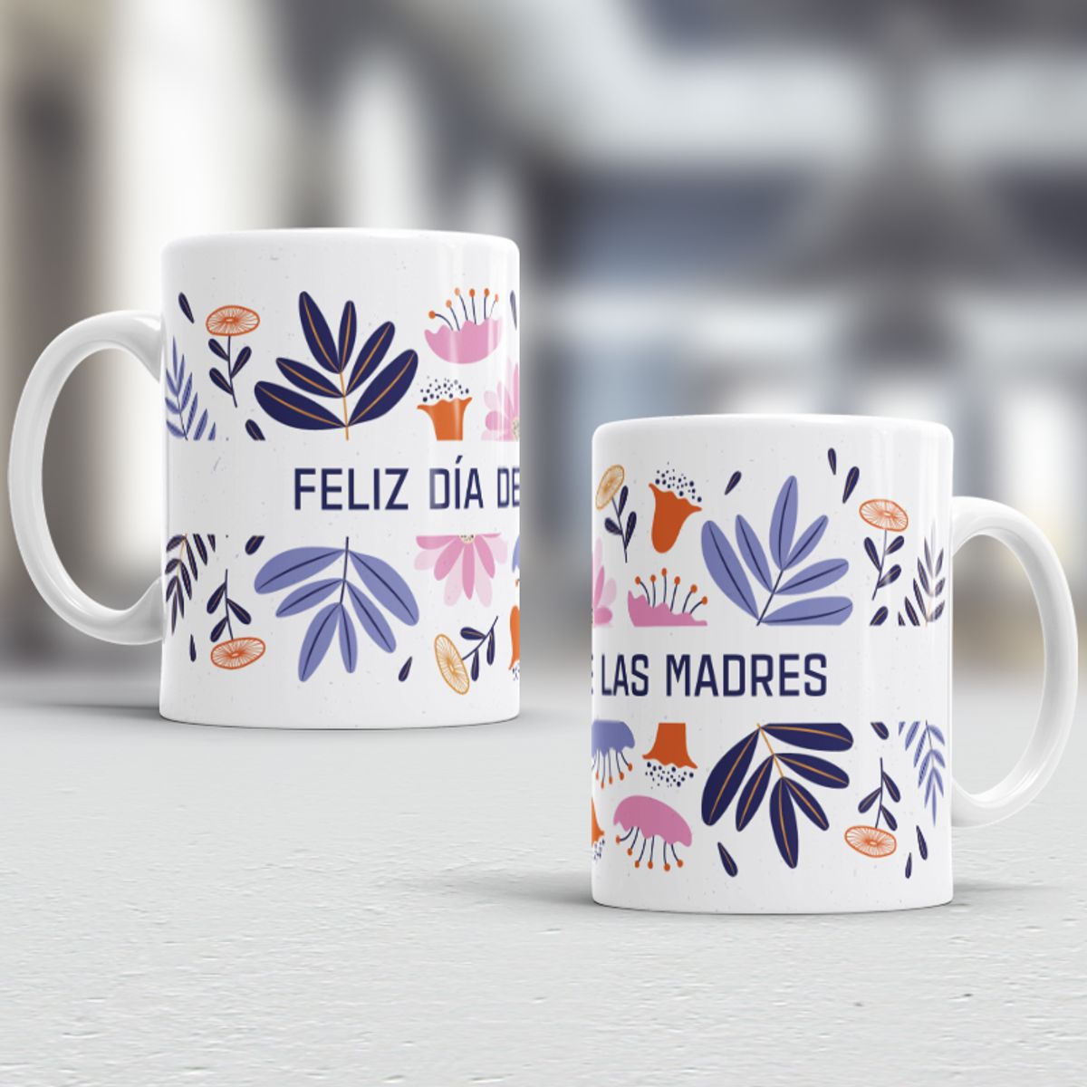 GENERICO - Taza de loza con diseño Día de la Madre 11oz