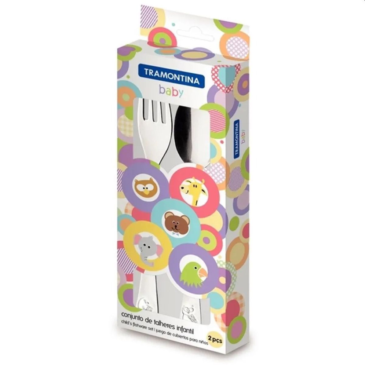 TRAMONTINA - Cubiertos P/Niños X 2