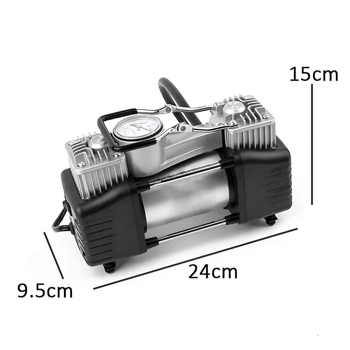 GENERICO - COMPRESOR PORTATIL PARA VEHICULO 150 PSI