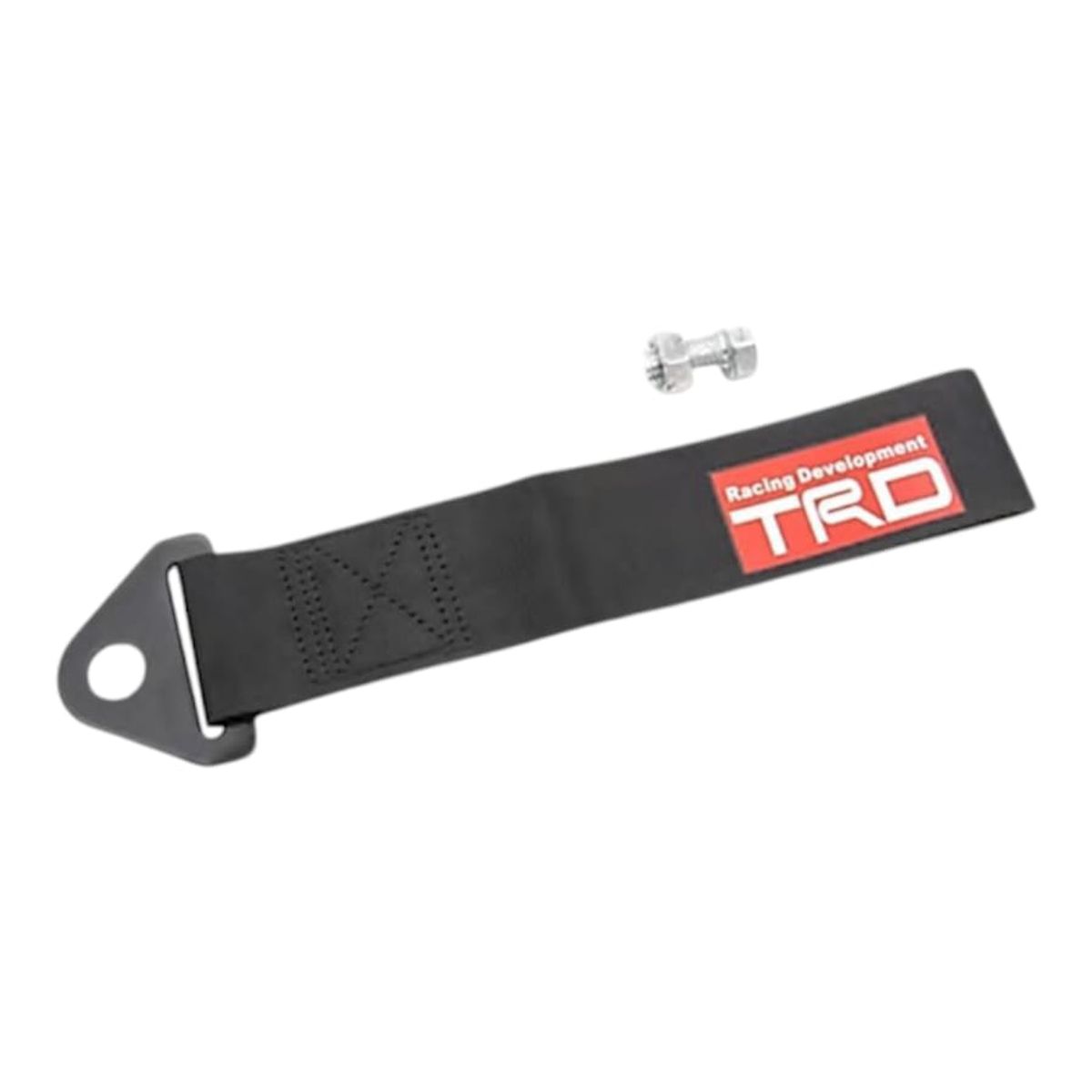 GENERICO - GANCHO DE REMOLQUE DE TELA ARNES TRD NEGRO 28CM