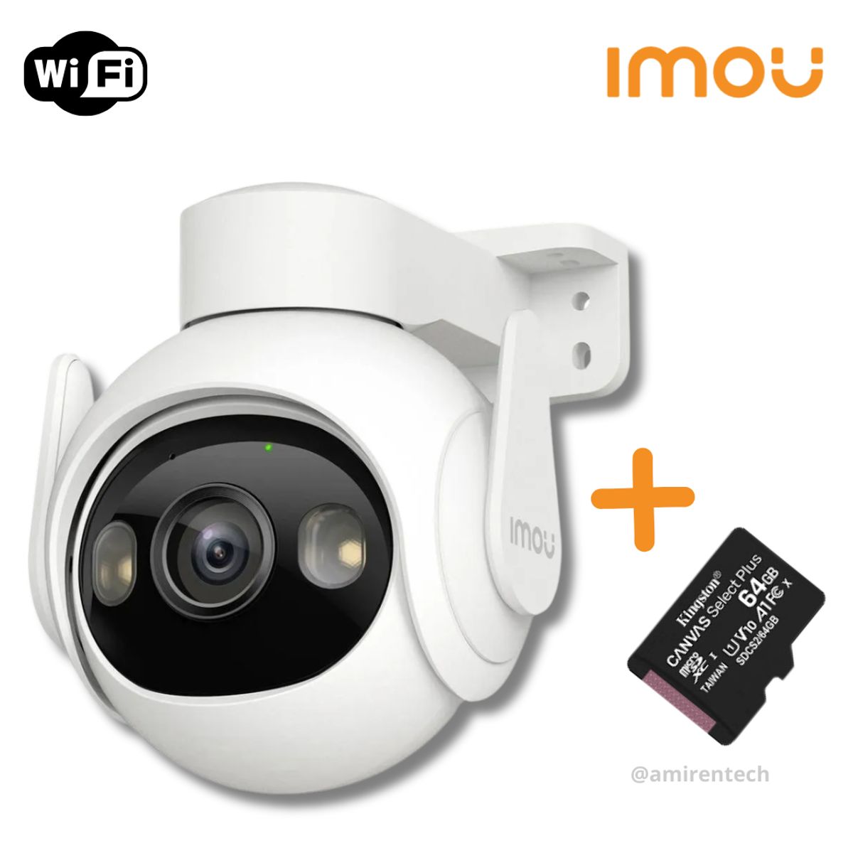 IMOU - Camara de Seguridad IMOU Cruiser2 3MP-2K + Memoria de Grabacion