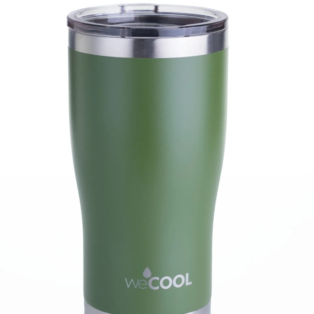 WECOOL - Taza Térmica Verde 590 ml de Acero Inoxidable – Mantiene Frío y Calor
