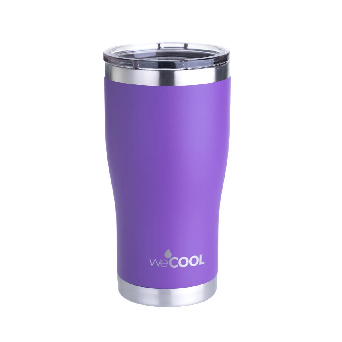 WECOOL - Taza Térmica Morado 590 ml de Acero Inoxidable – Mantiene Frío y Calor