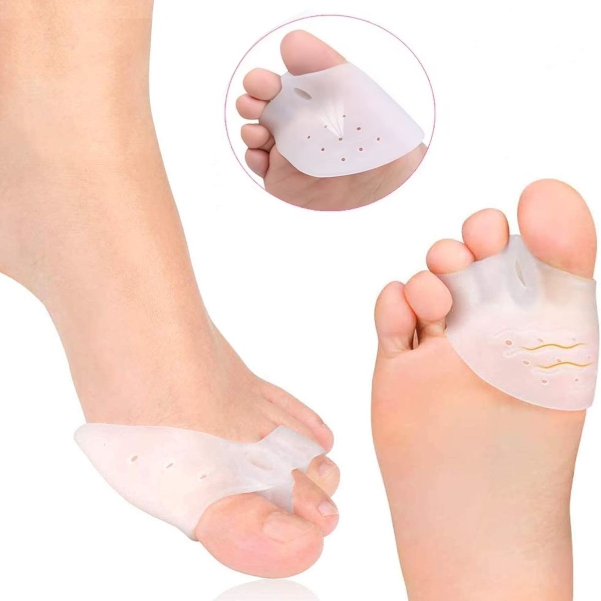 GENERICO - Corrector de Juanete de silicona Protector del Pie