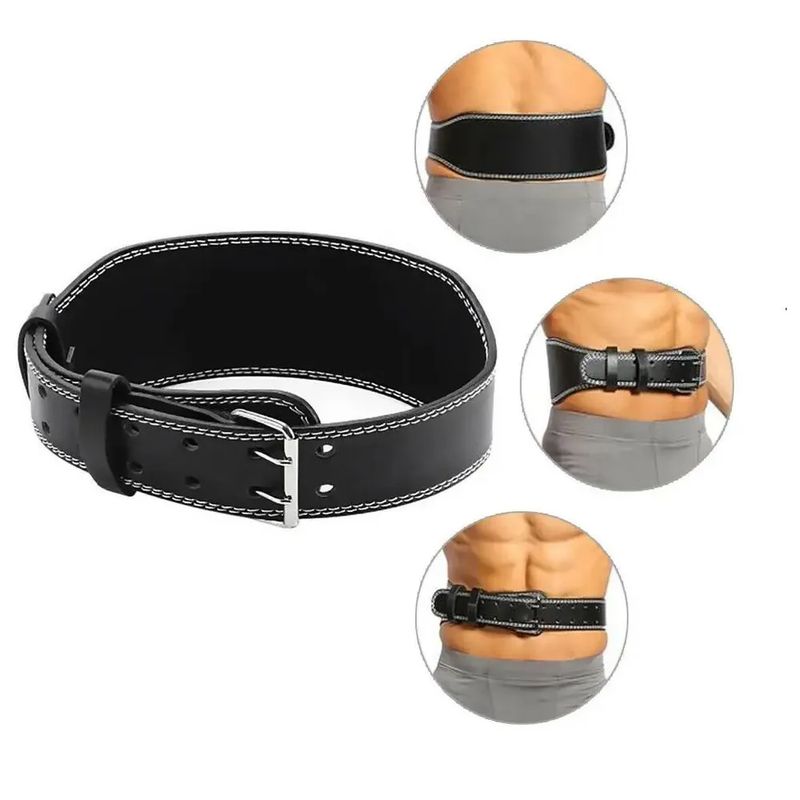 GENERICO - Cinturón para Levantamiento de Pesas de Cuero L