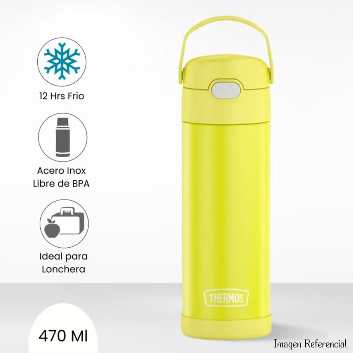 THERMOS - Termo Thermos Yolo Acero 470ml - Amarillo