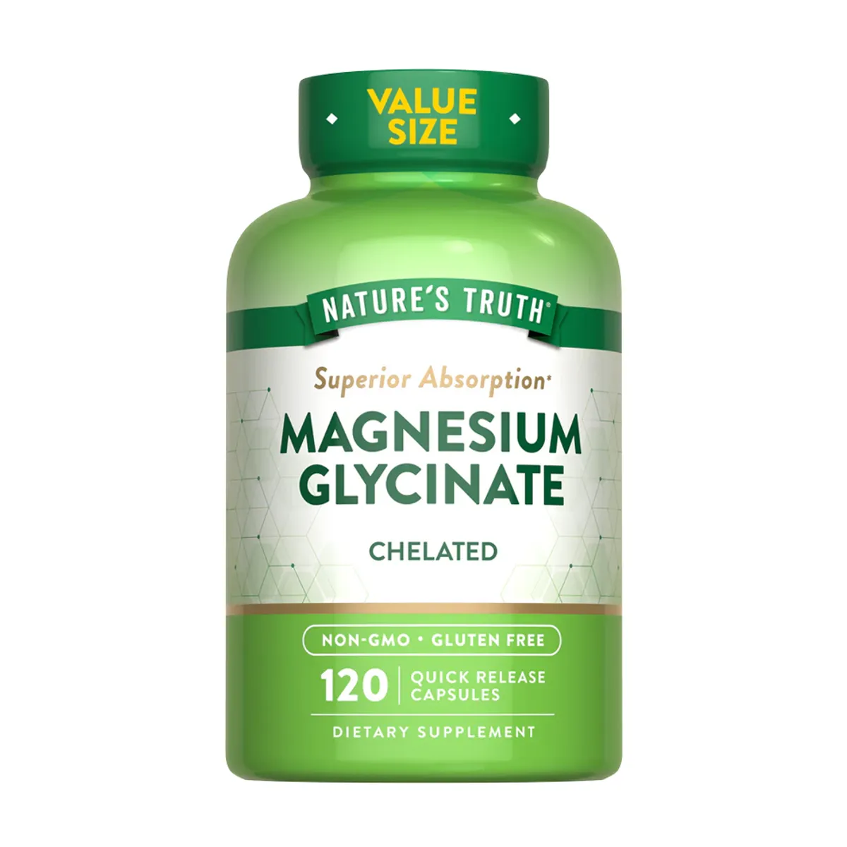 NATURE'S TRUTH - Glicinato de Magnesio 200mg 120 Capsulas Nature's Truth