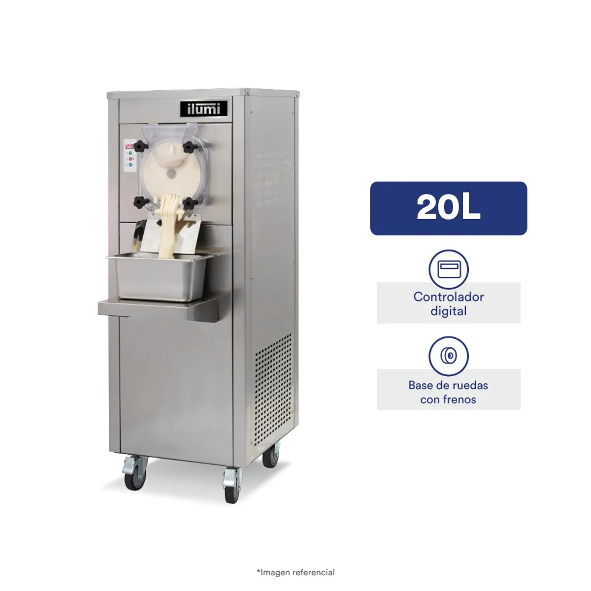 ILUMI - MAQUINA DE HELADO ARTESANAL ILUMI