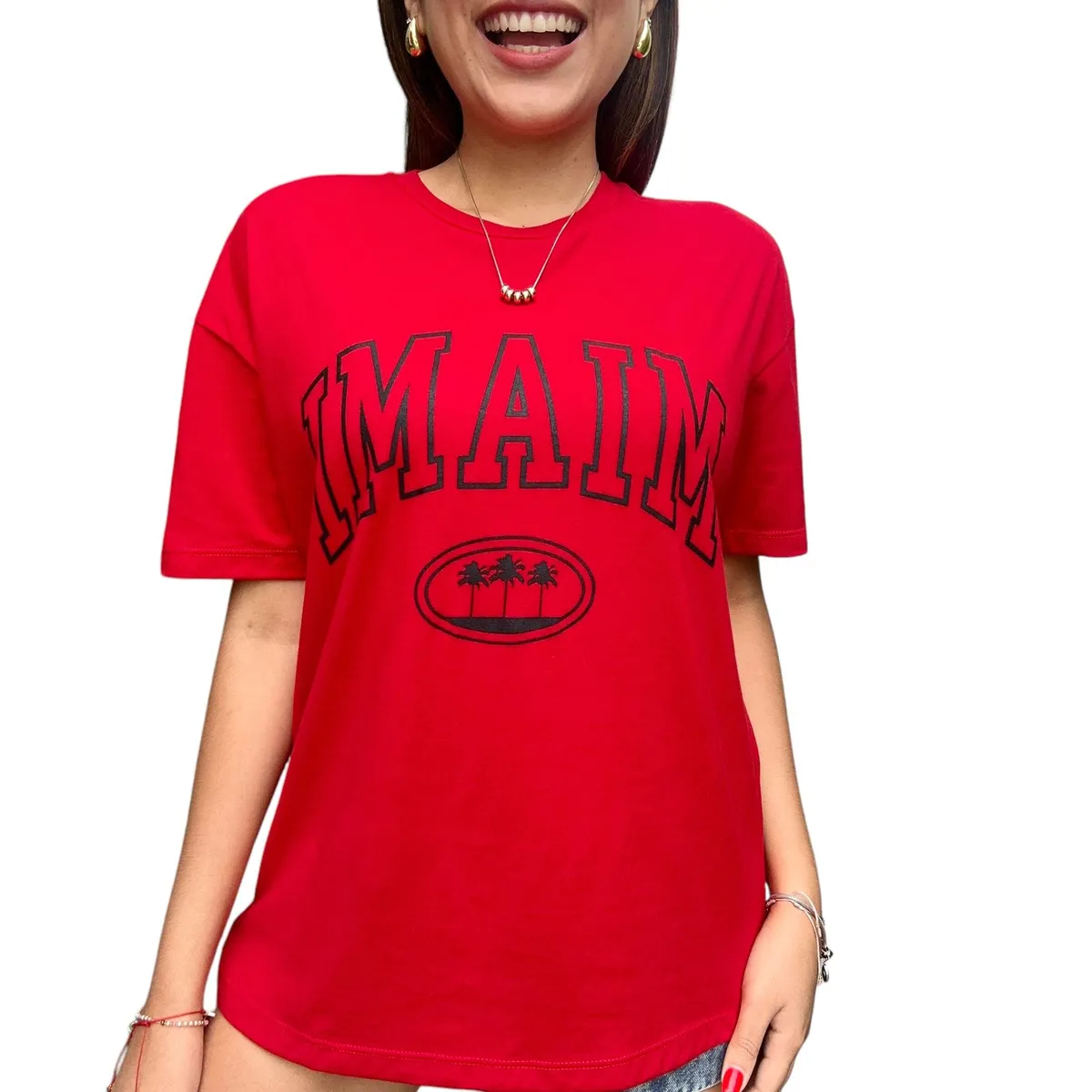 ENGELL - Polo Oversize Miami Rojo