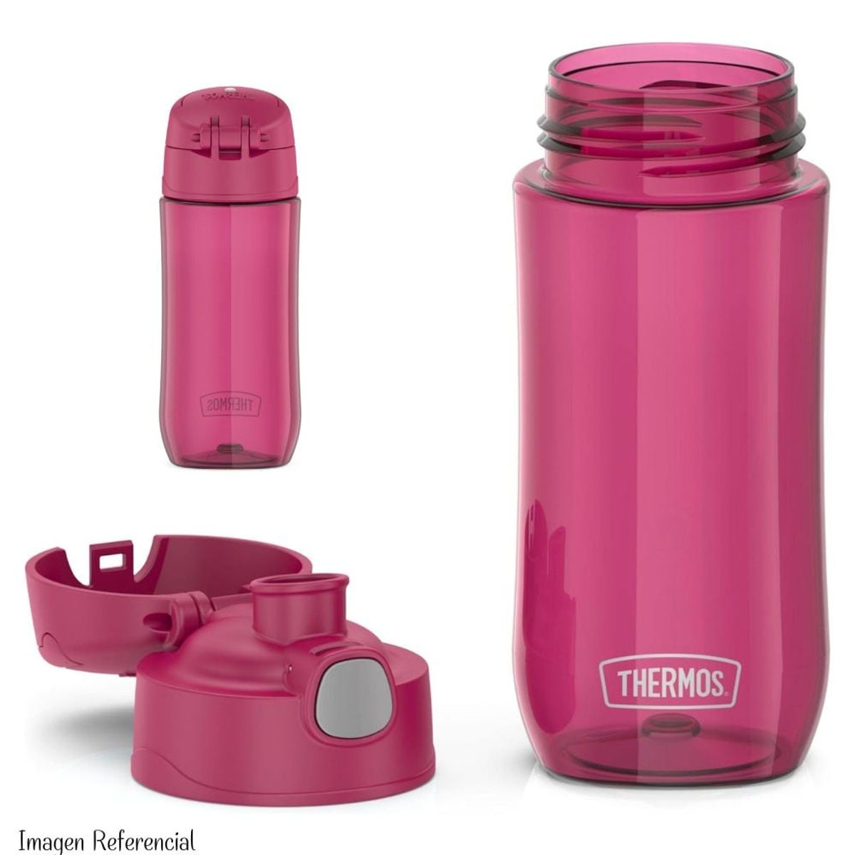 THERMOS - Termo Thermos Transparente de 470 ml - Rosado