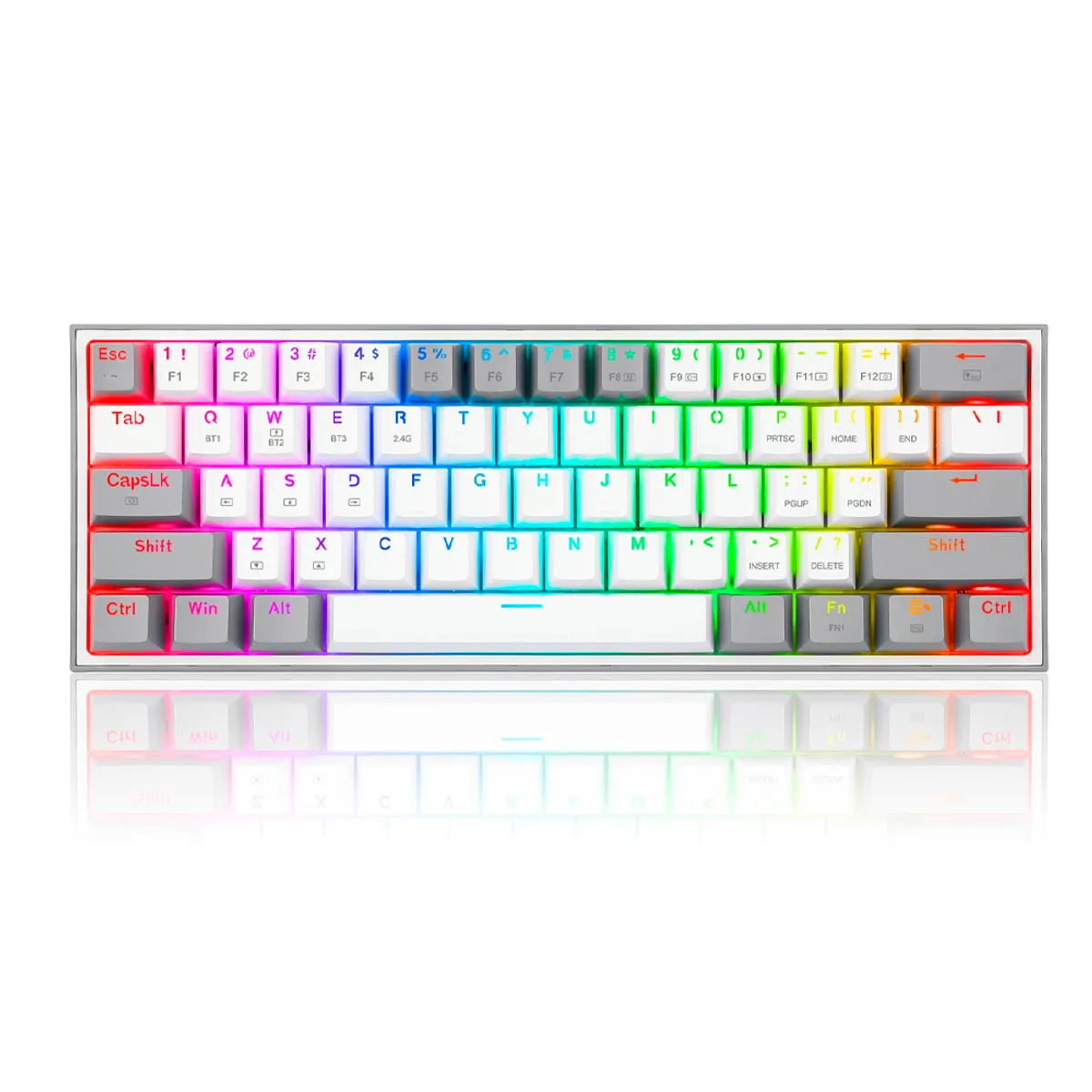 REDRAGON - Teclado Redragon Fizz Pro K616RGB GREYWHITE
