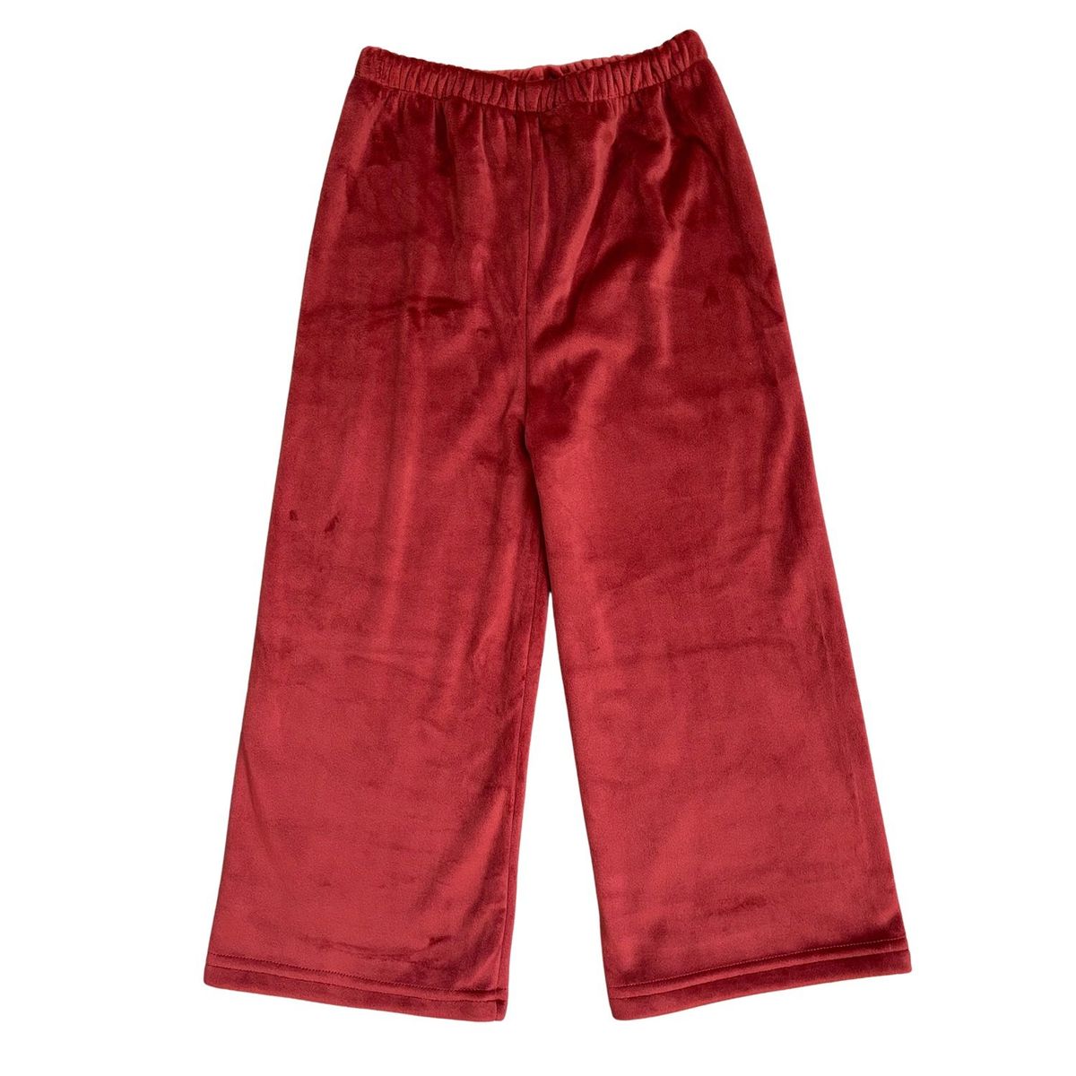 RED CARROT - Pantalon palazo ladrillo de plush