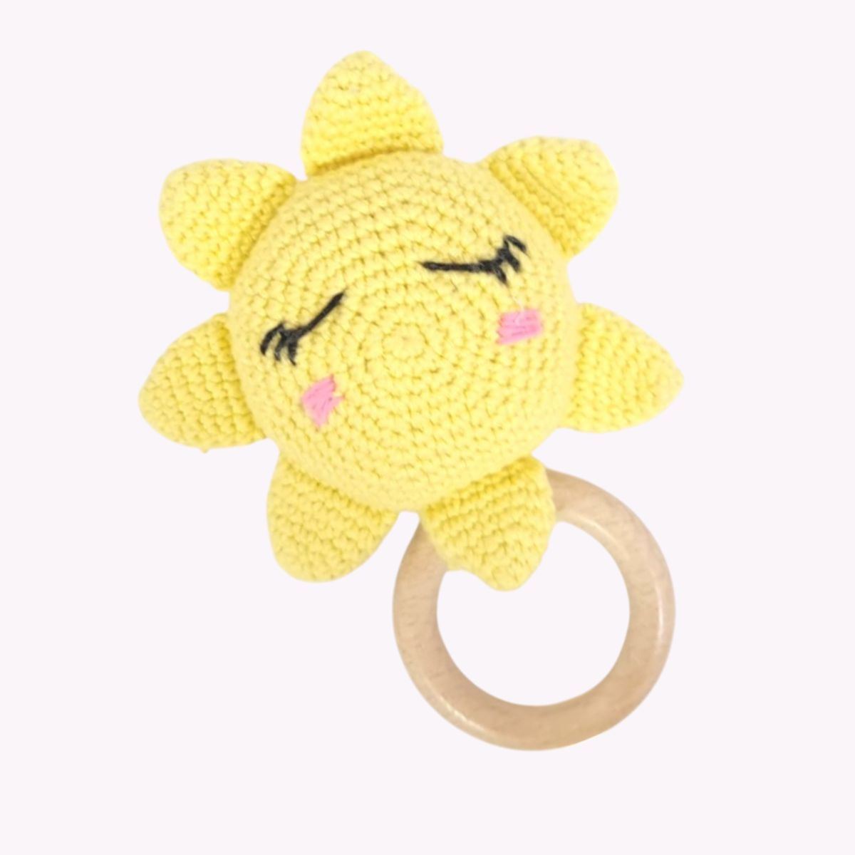 GENERICO - Sonaja 2 en 1 Solcito Amigurumi