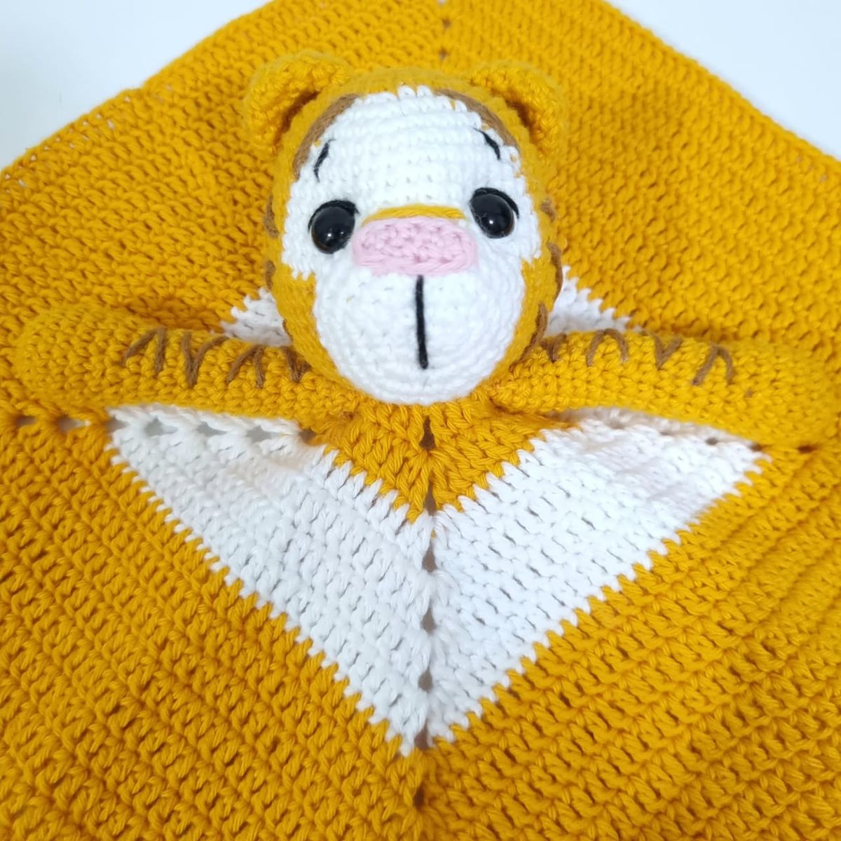 GENERICO - Manta de Apego - Amigurumi tigre