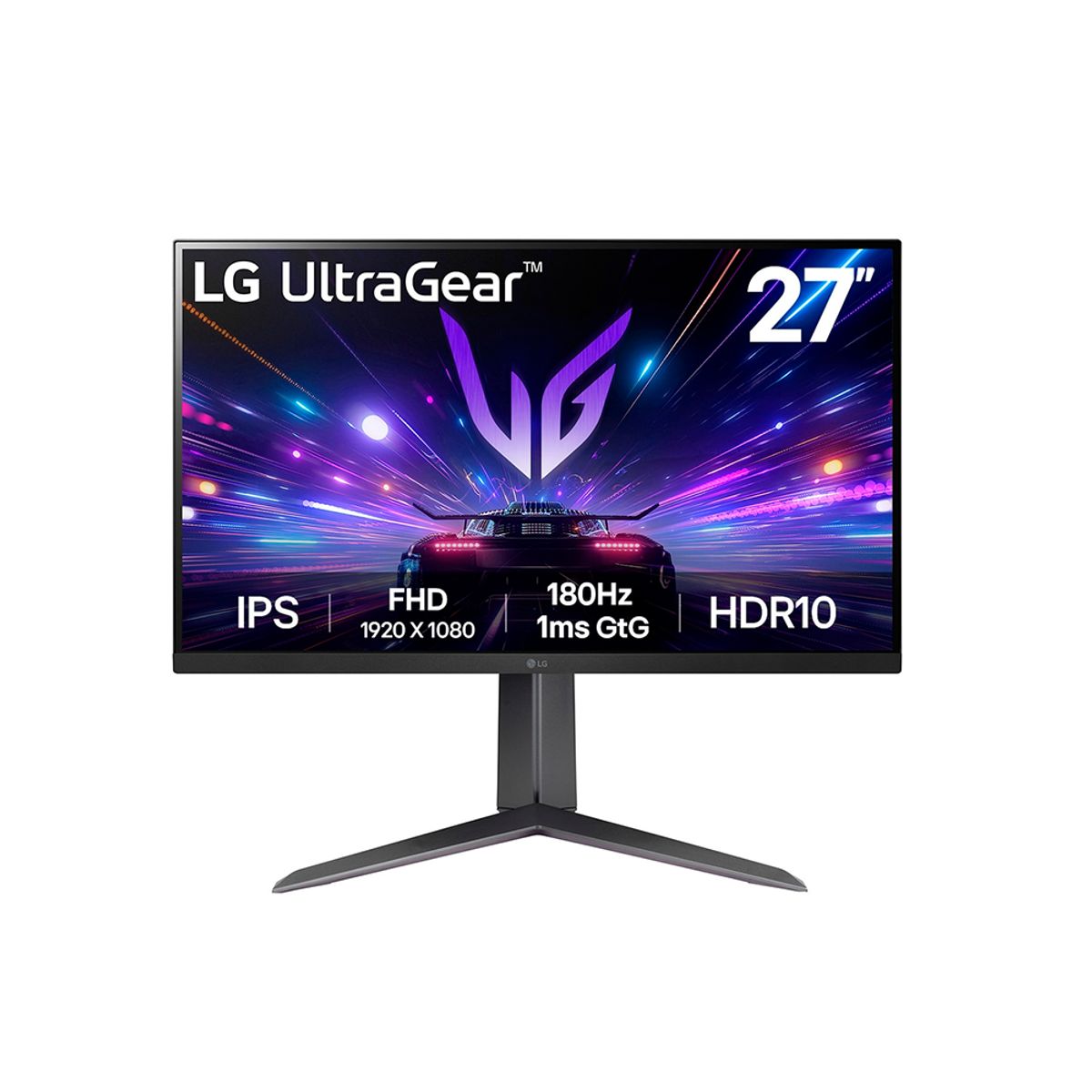 LG - Monitor gaming 27GS65F  UltraGear™  FHD 180Hz de 27 pulgadas - 1ms (GtG), HDR10, FreeSync™