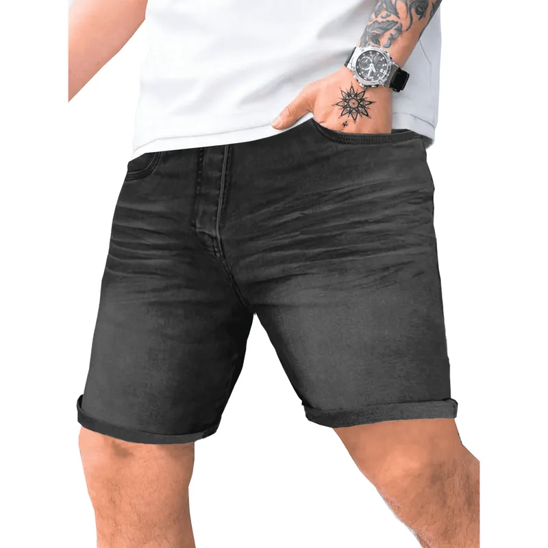 ELEMENT SPECIAL EDITION - SHORT JEANS STRECH HOMBRE  CORTE SEMI SLIM FIT  CASUAL Y VERSATIL