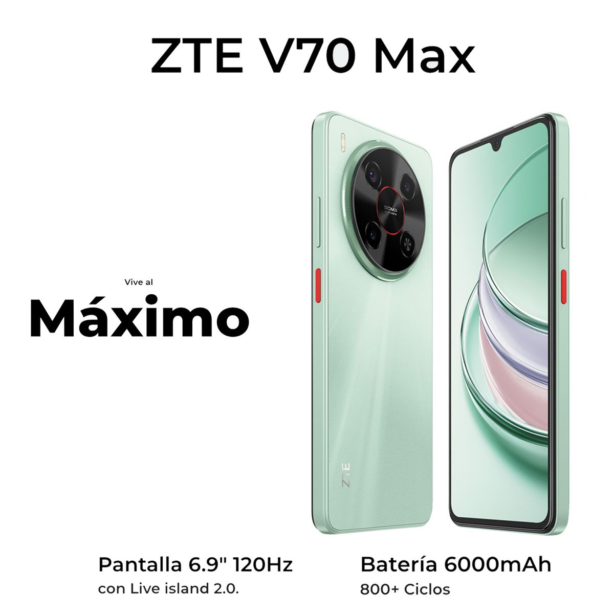 ZTE - ZTE BLADE V70 MAX 4+10GB RAM 256GB COLOR VERDE