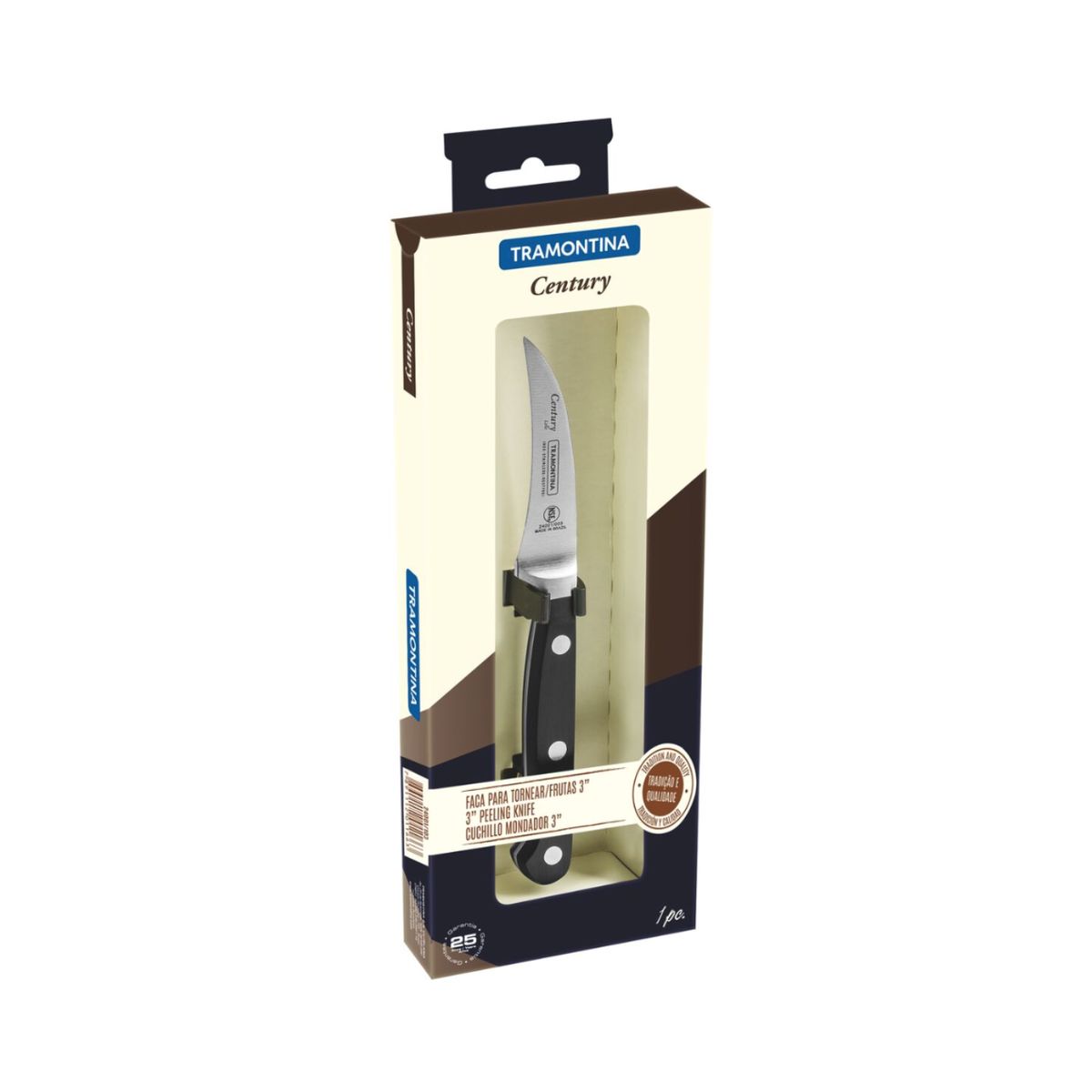 TRAMONTINA - Cuchillo Torneador Tramontina Century 3”