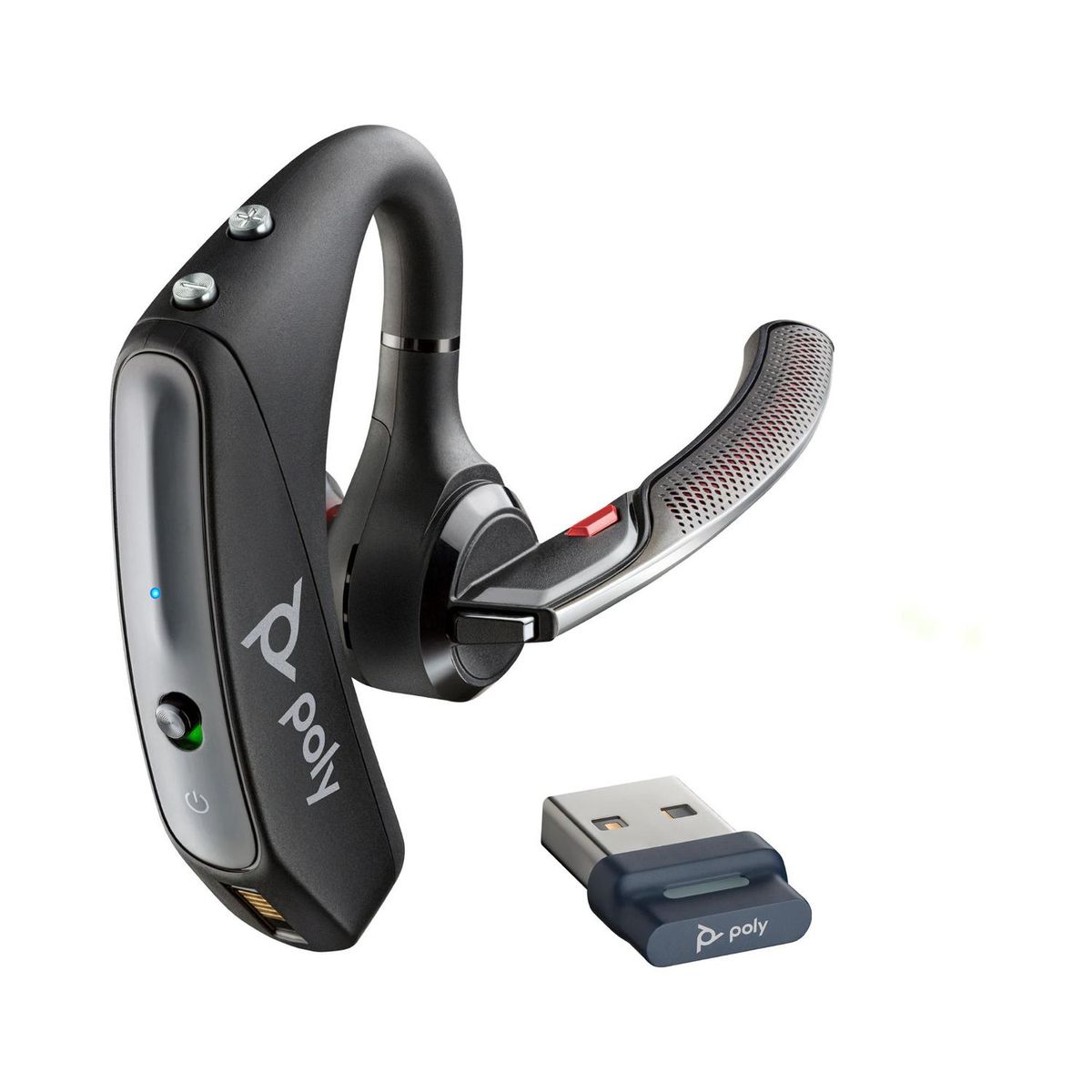 HP - Auriculares con Bluetooth Poly HP Voyager 5200 USB-A