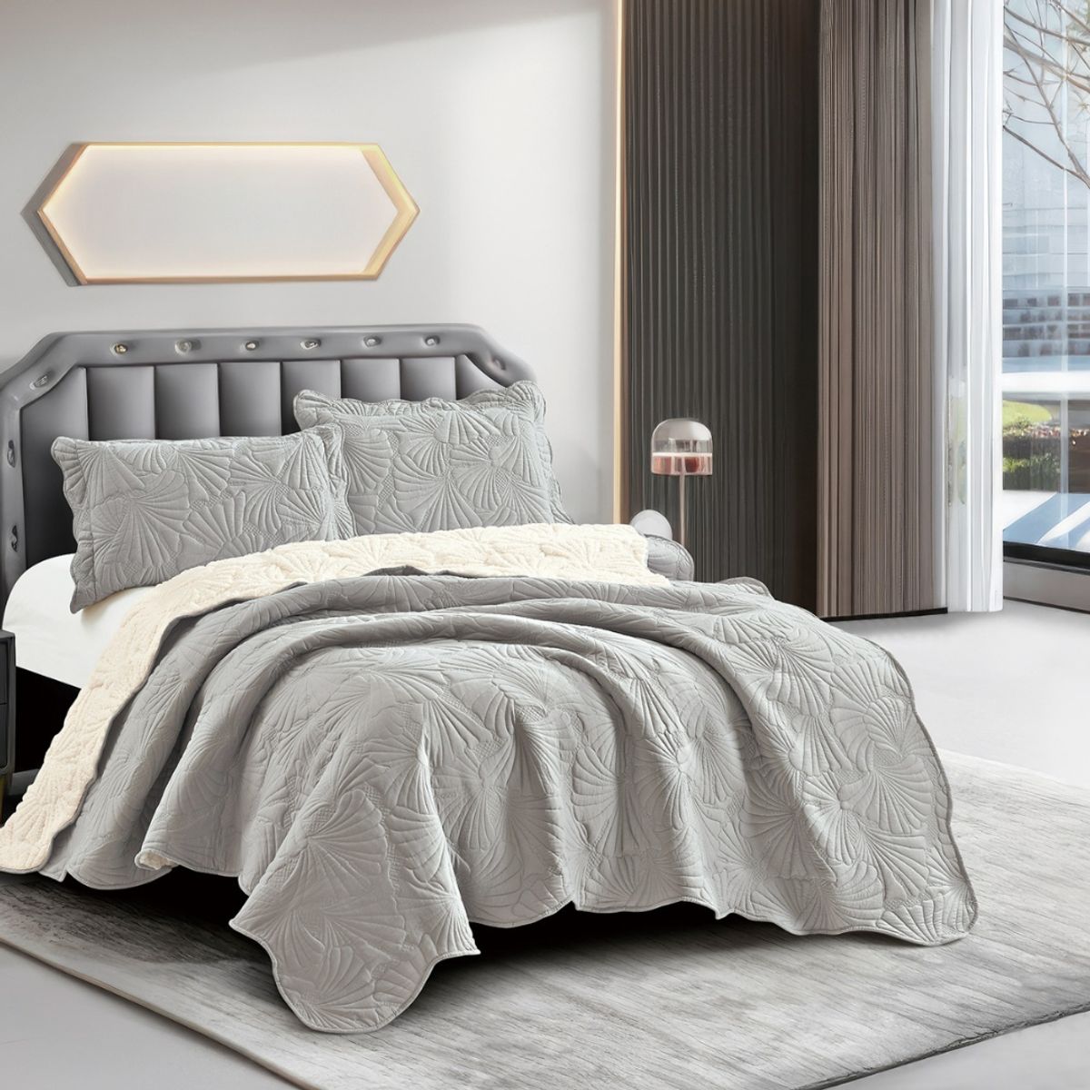 GENERICO - CUBRECAMA CON CARNERO GOLDSUN 2 PLZ