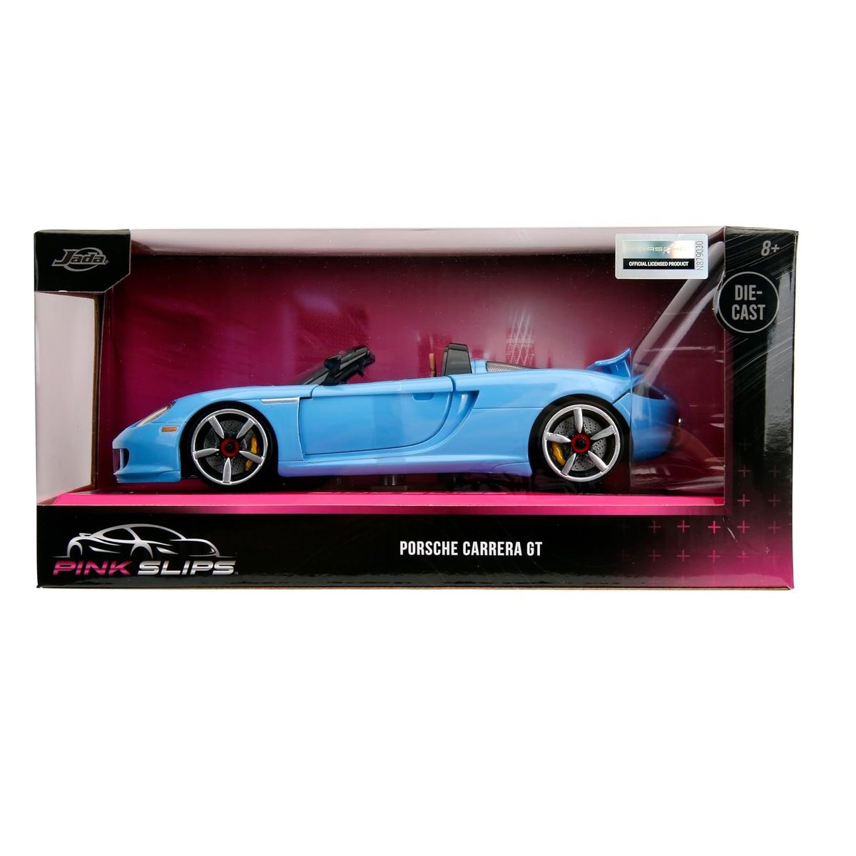 JADA TOYS - Auto Colección Porsche Carrera Gt  1: 24 Metal Pink Slips