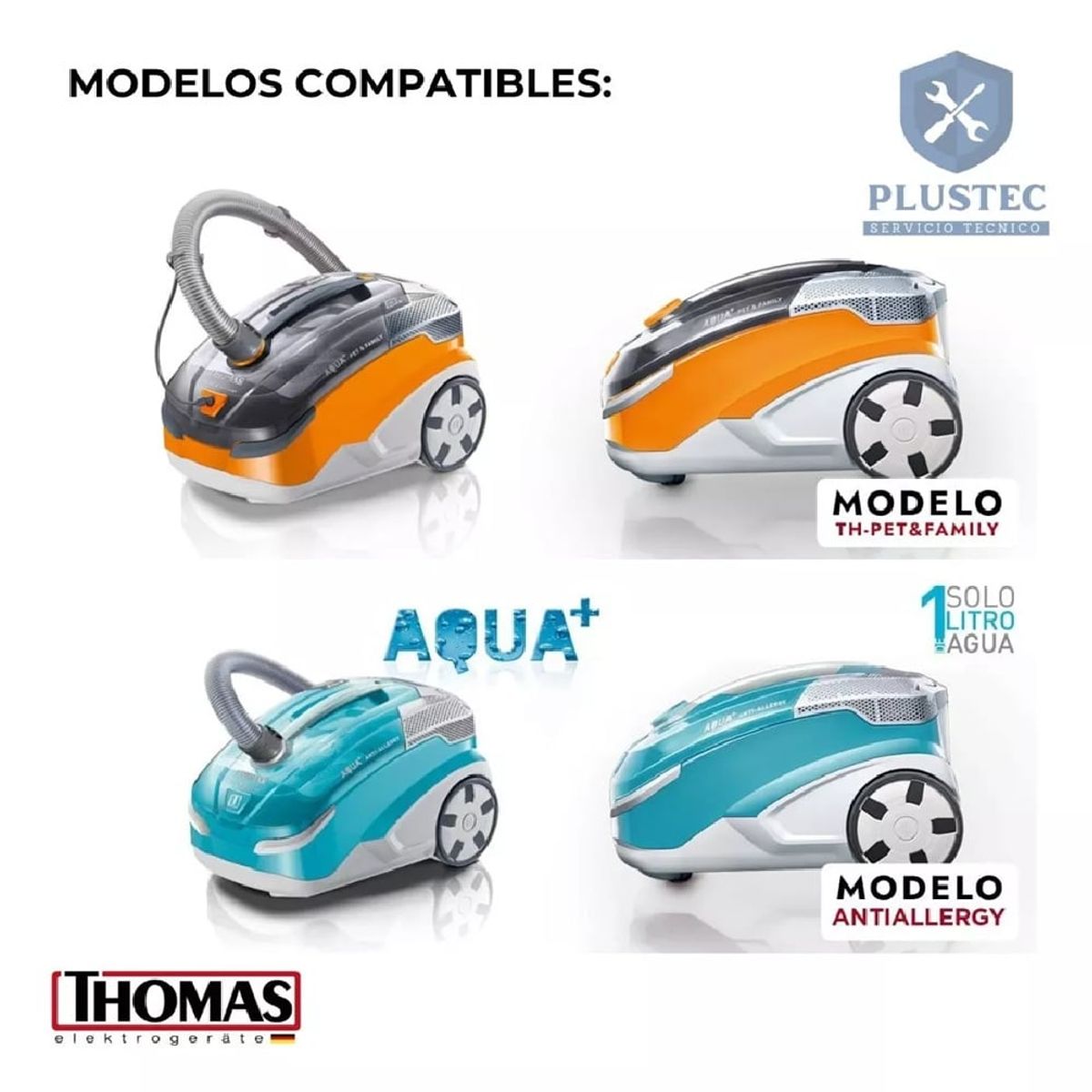 GENERICO - Filtro Aspiradora Anti Allergy Aqua Pet Family - Thomas