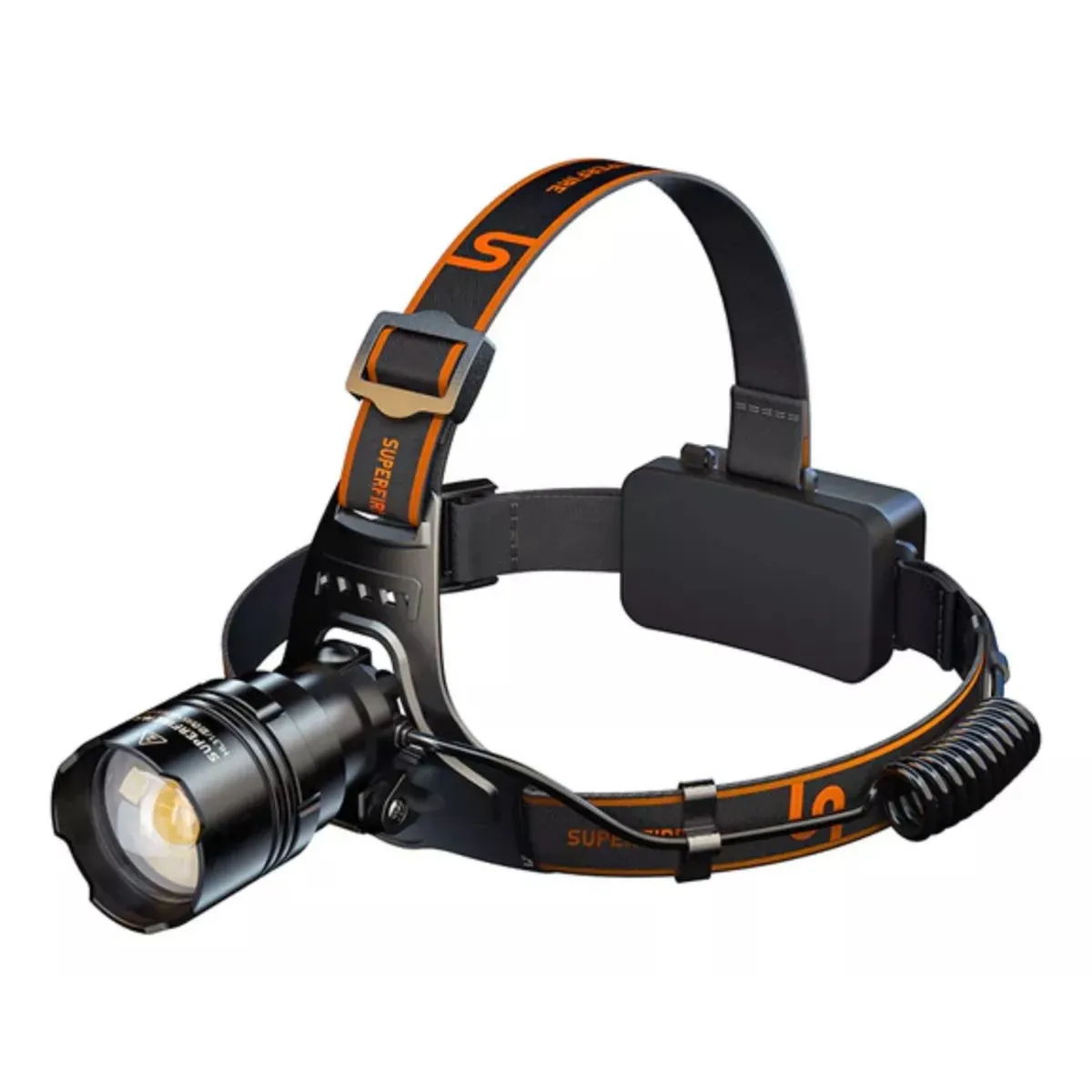 GENERICO - Linterna Frontal De Cabeza Recargable 2200 Lúmenes