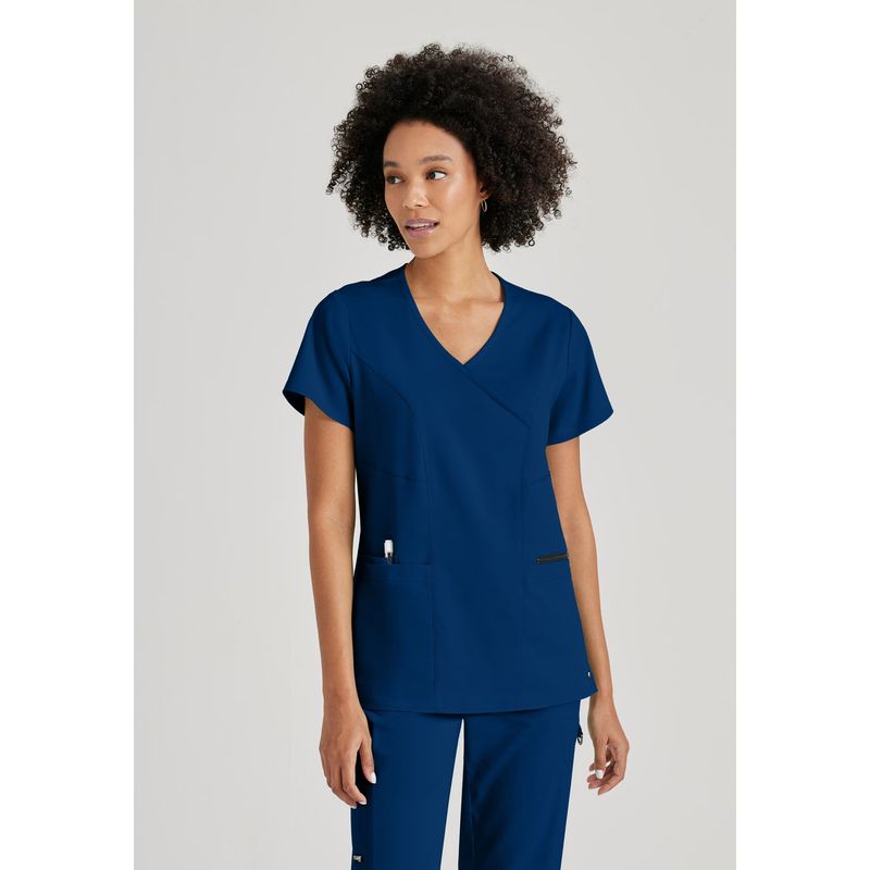 BARCO - Conjunto Grey´s Anatomy Spandex Stretch Kim Uniforme Medico - Scrubs