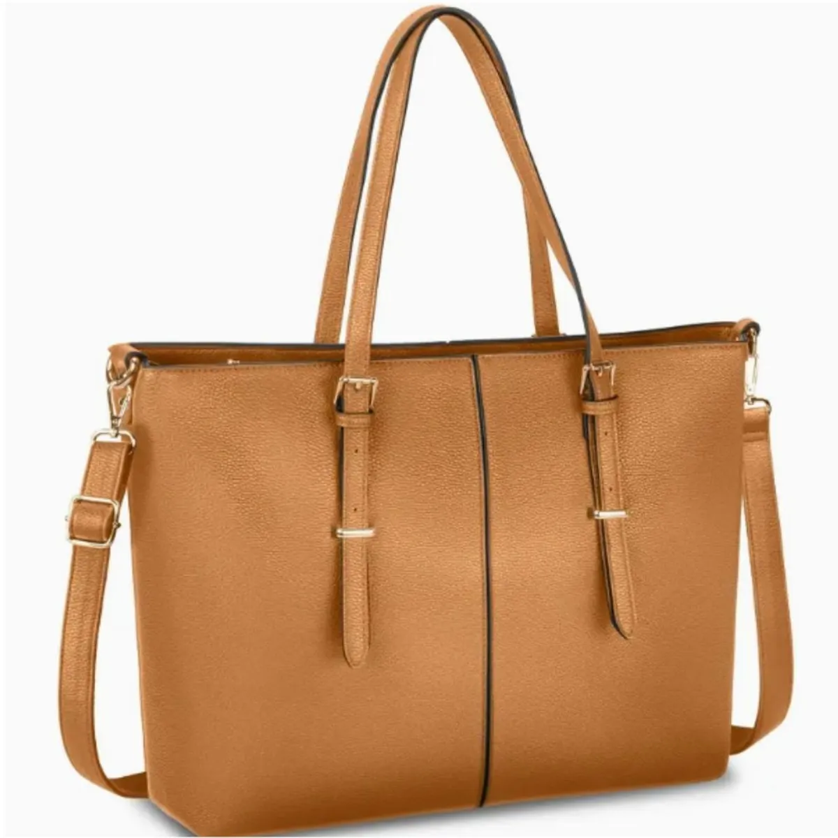 GENERICO - Bolso grande de cuero PU para oficina estudiantes moda ELITE