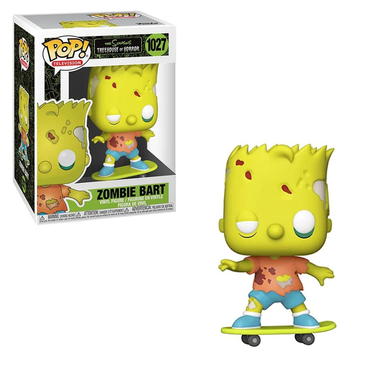 FUNKO - Funko Pop The Simpsons Treehouse - Zombie Bart 1027