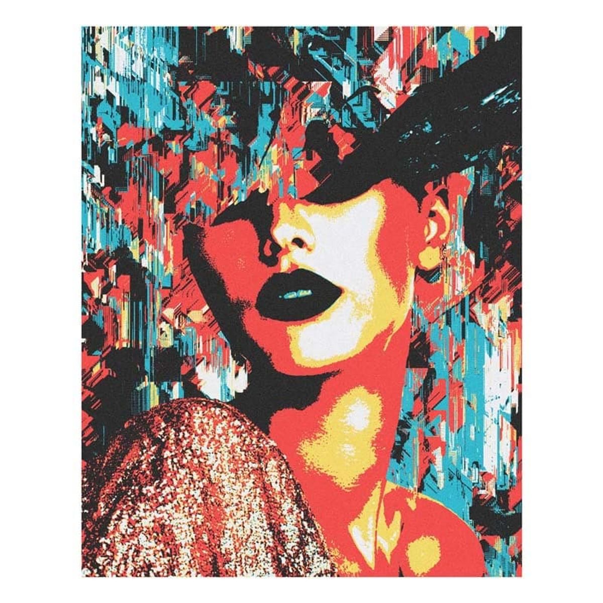 MAKA - DIAMOND PAINTING SEXY LIPSTICK 40X50 CM  MAKA