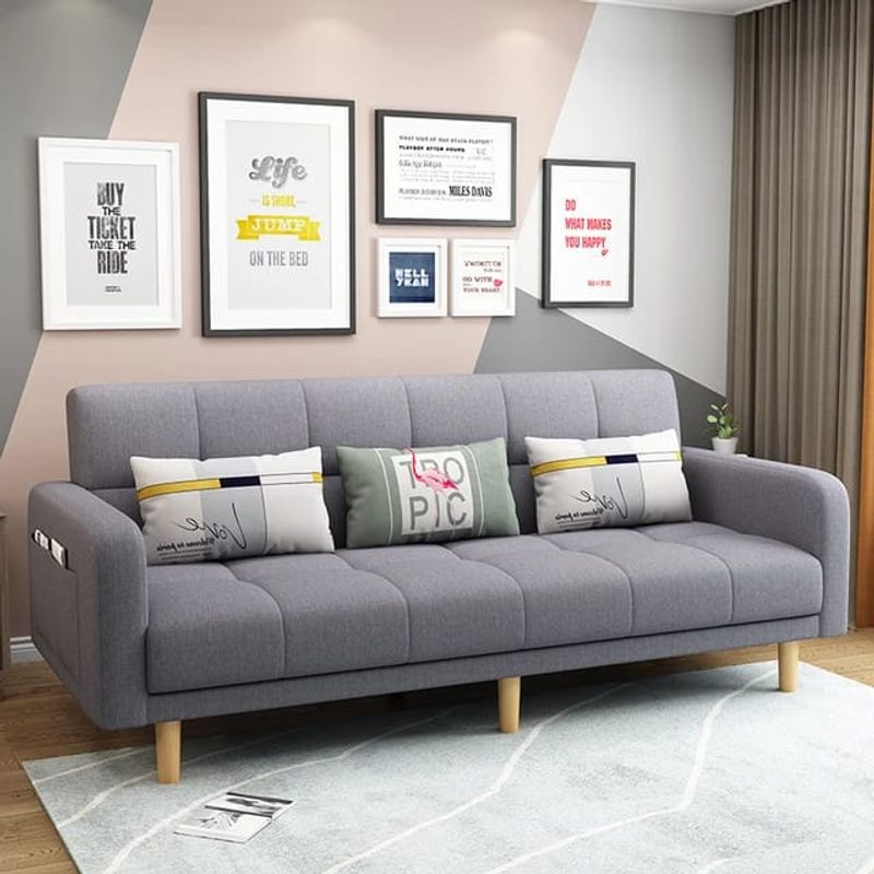 ARTSOFA - Sofá Eines 3 cuerpos gris plata + obsequio