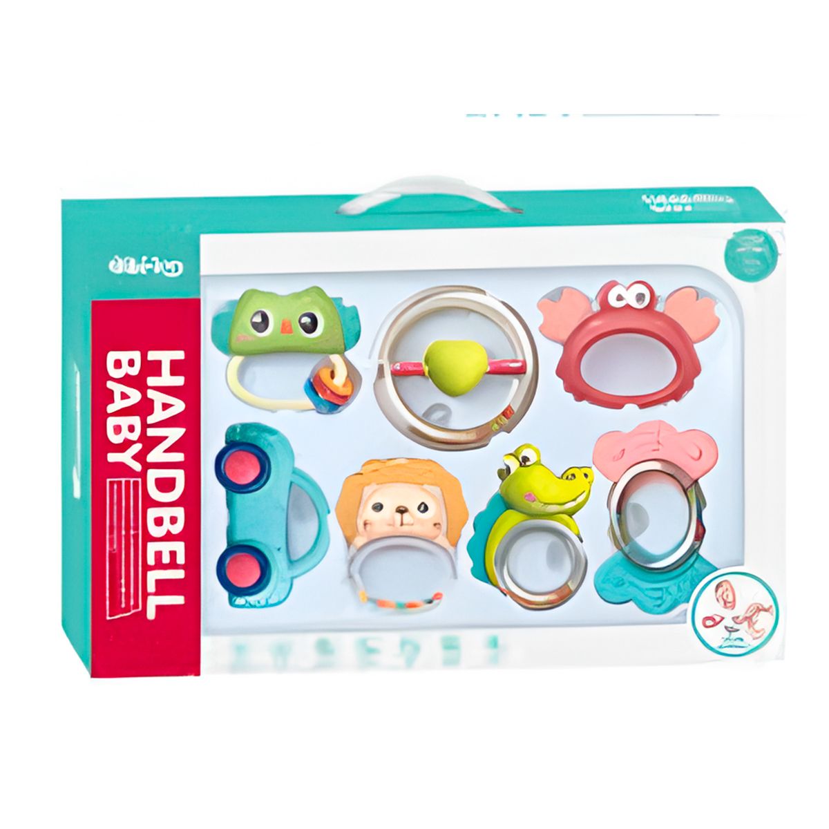 GENERICO - Set de 7 Sonajas para Bebes