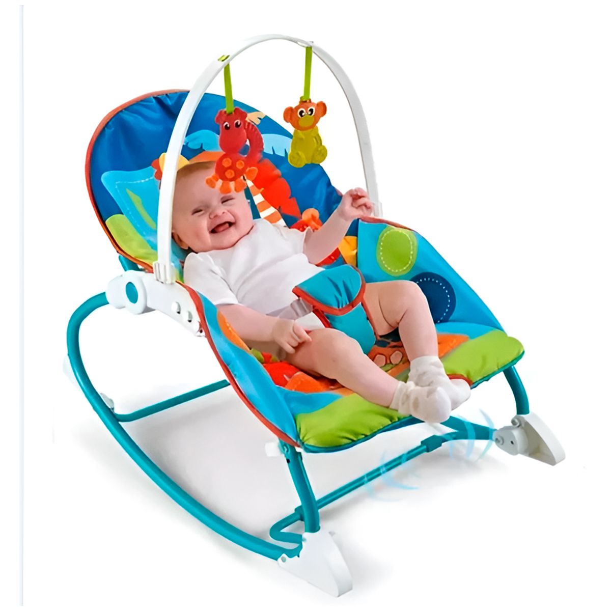 GENERICO - Silla Vibra Mecedora Bebe Rosada