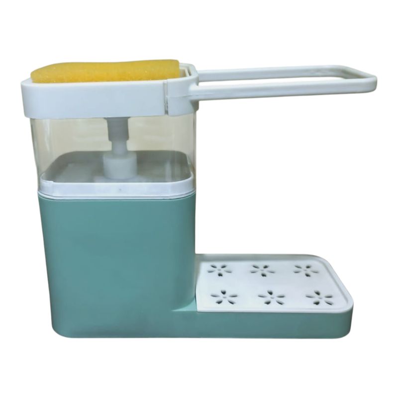 WELL BEING - Regalo a mamá DISPENSADOR DE LAVAVAJILLA CON ESPONJA
