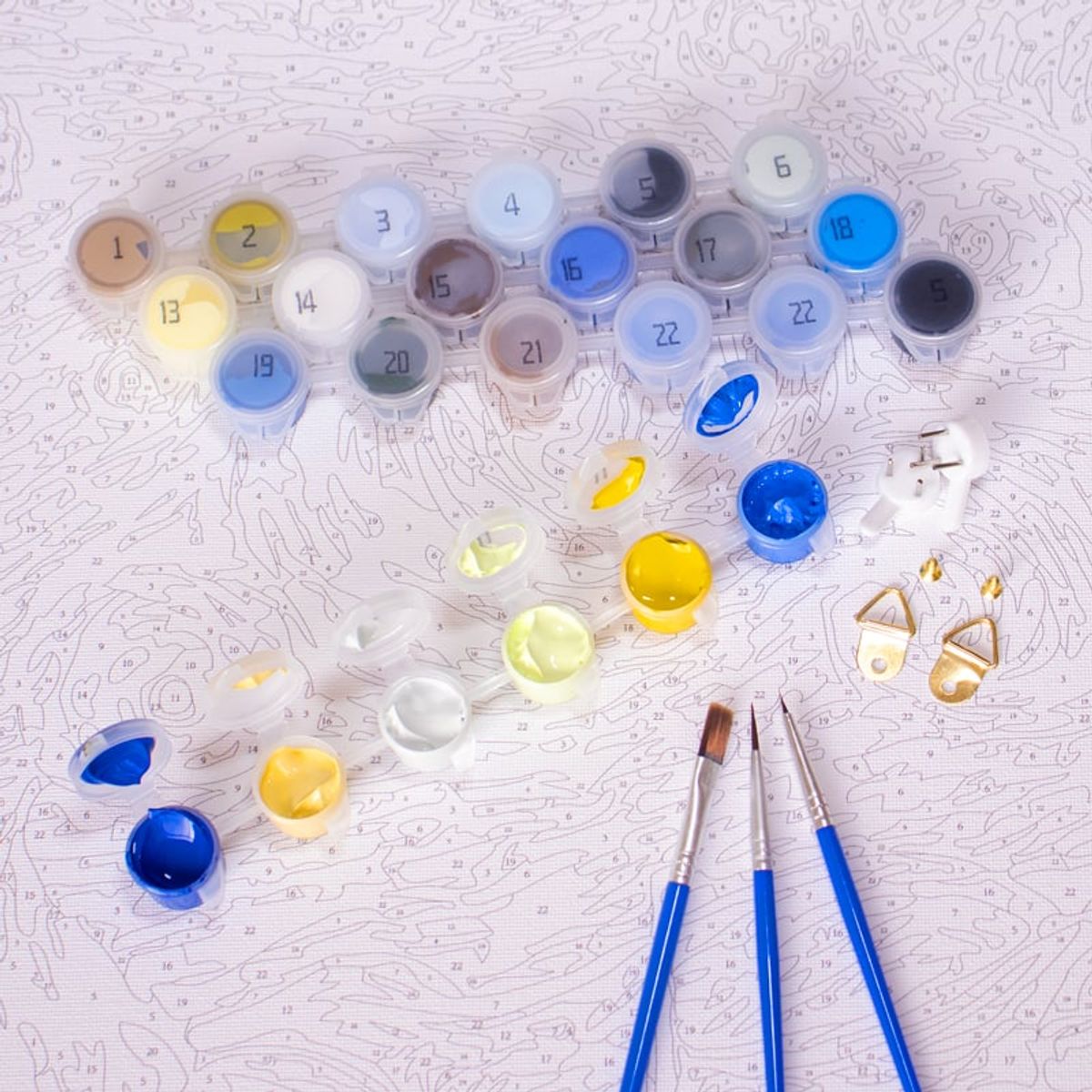 MAKA - PINTURA CON NUMEROS DJ MONKEY 20X30CM MAKA