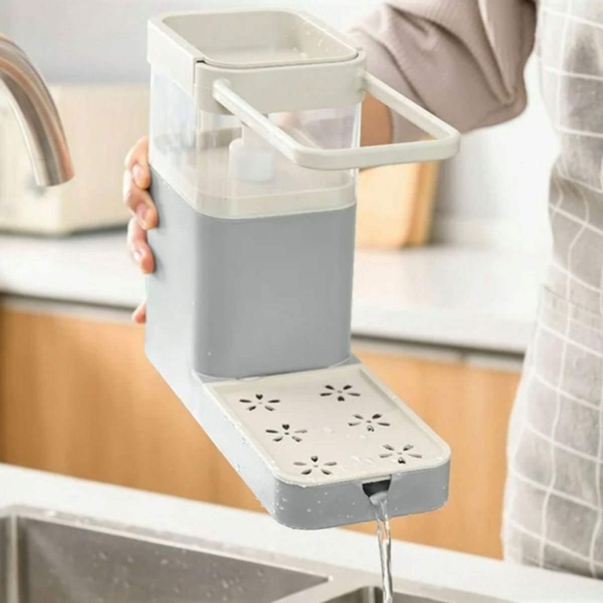 WELL BEING - DISPENSADOR DE LAVAVAJILLA CON ESPONJA