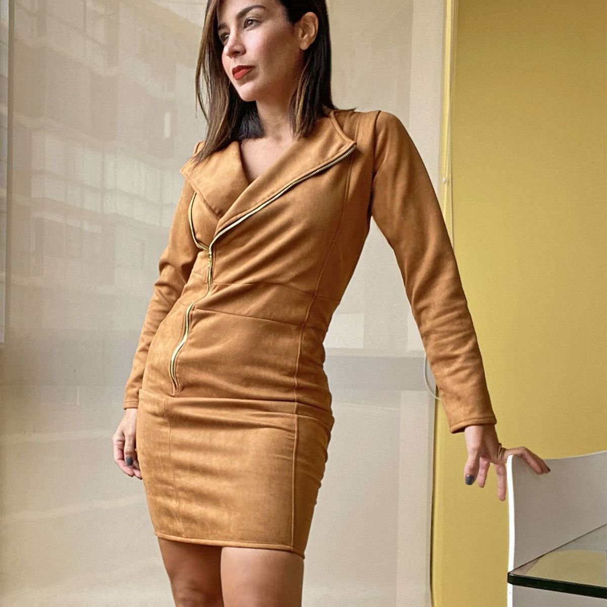 ARMA TU LOOK - VESTIDO CAROLINE DE GAMUZA ARMA TU LOOK