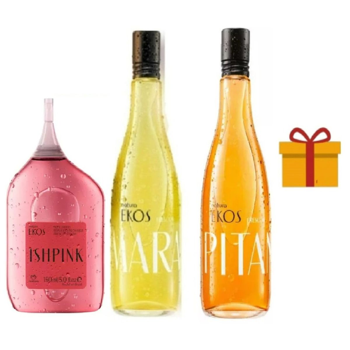 NATURA - Frescor 150ml maracuya + pitanga + refil ishpink + regalo