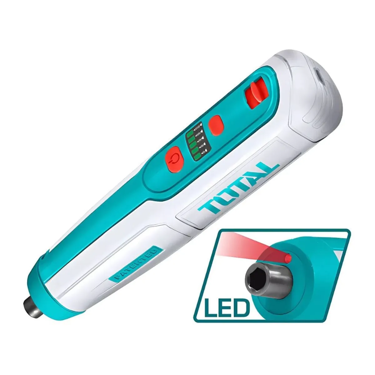 TOTAL TOOLS - Destornillador Inalámbrico 4v 5nm Total Tsdli04062