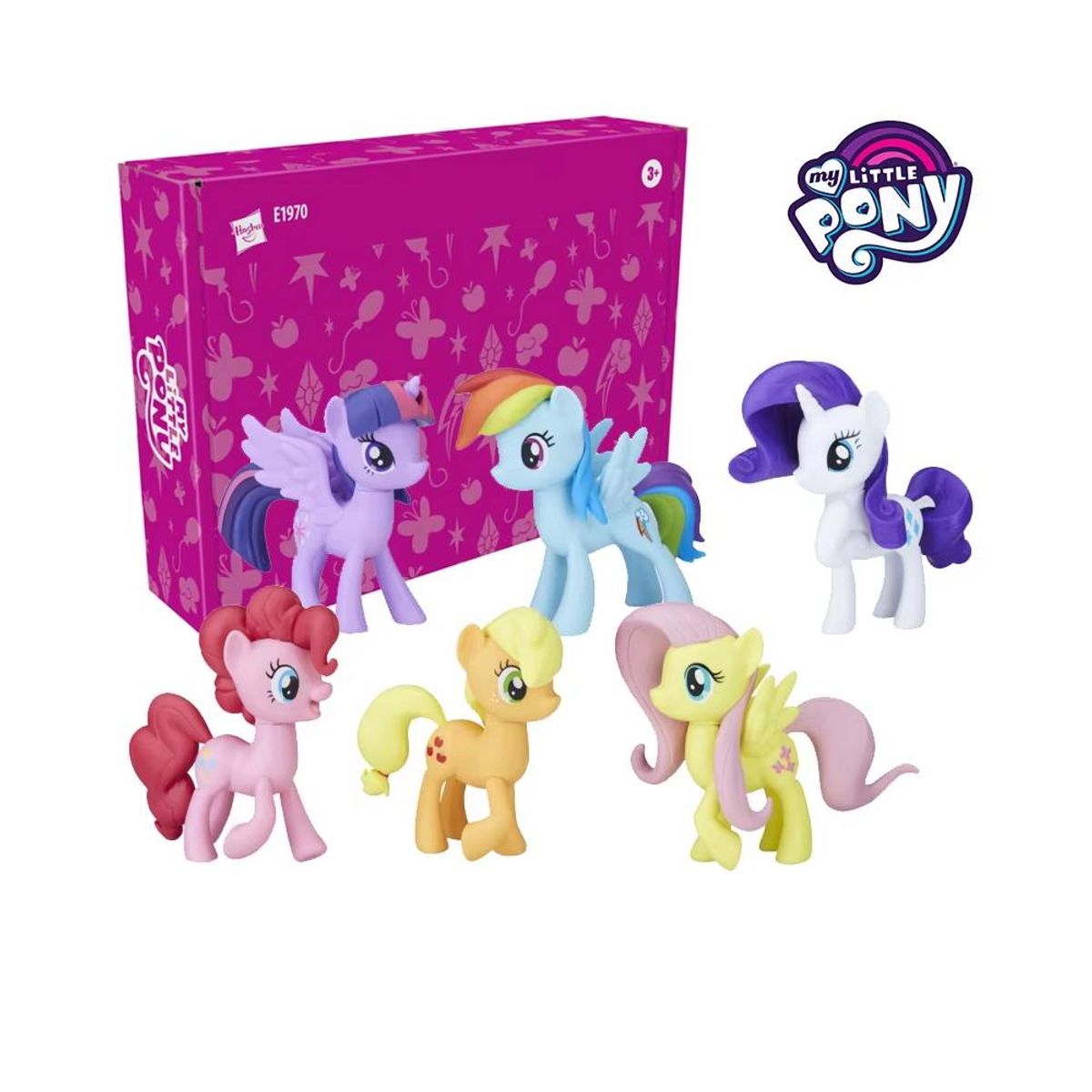 HASBRO - My Little Pony Set 6 figuras Pomy clasicas Exclusivo