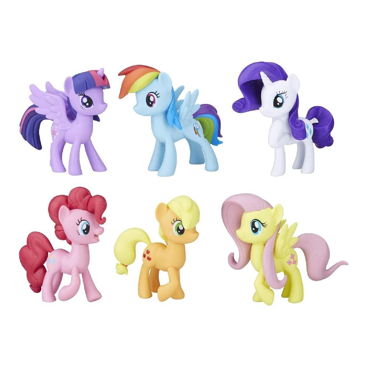 HASBRO - My Little Pony Set 6 figuras Pomy clasicas Exclusivo