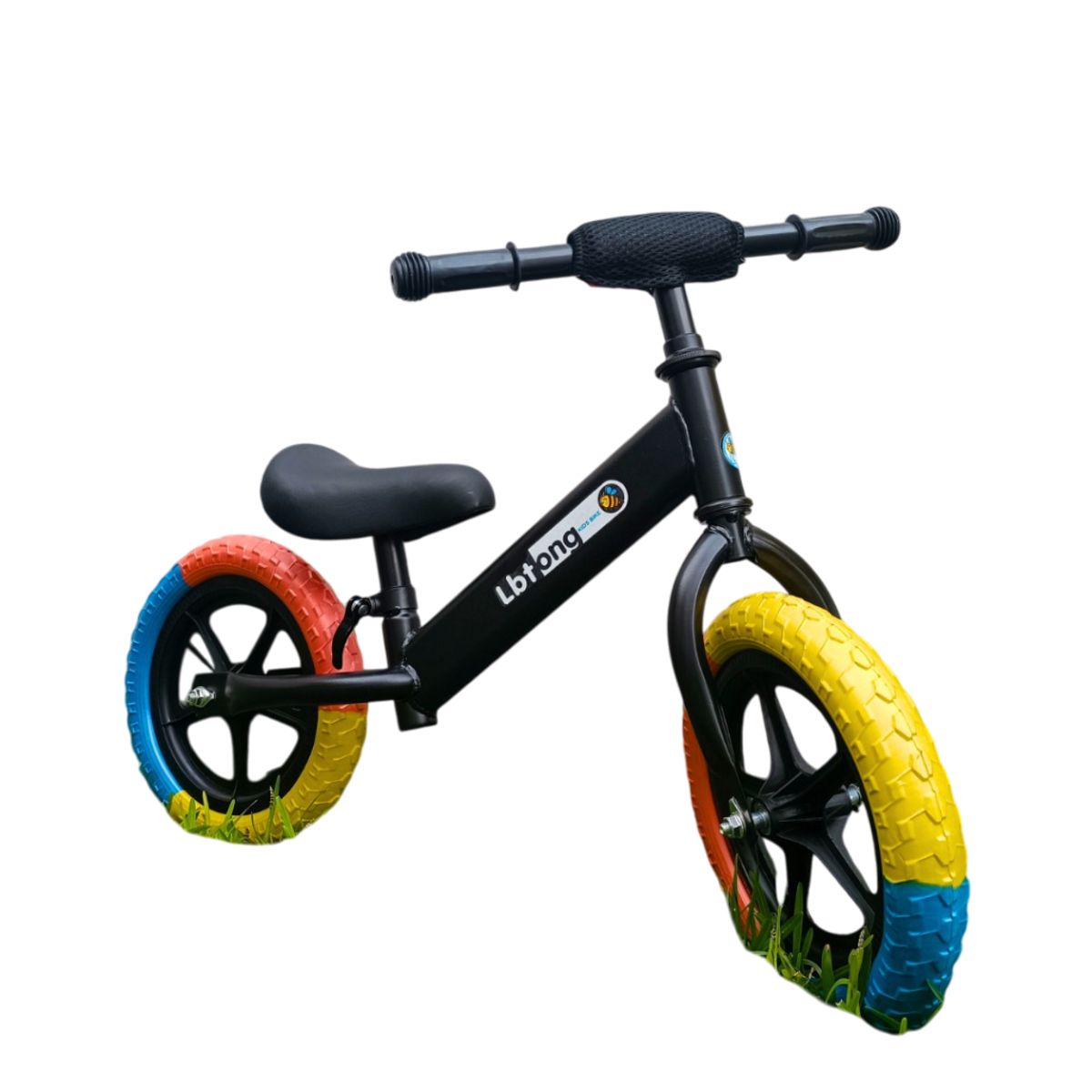 GENERICO - Bicicleta de equilibrio sin pedal para niños pequeños color negro